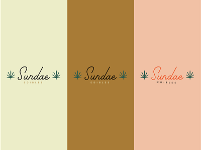 Sundae Edibles - Unused Concept Cont. brand design brand identity branding cannabis cannabis branding edibles logo reno weed