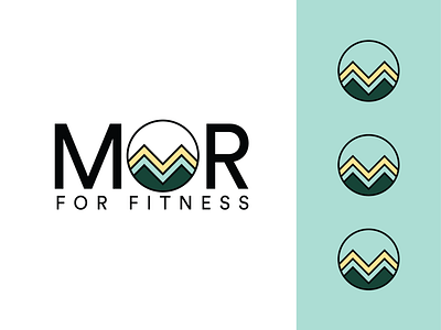 MOR Fitness Logo branding fitness fitness logo gym gym logo logo logodesign trainer