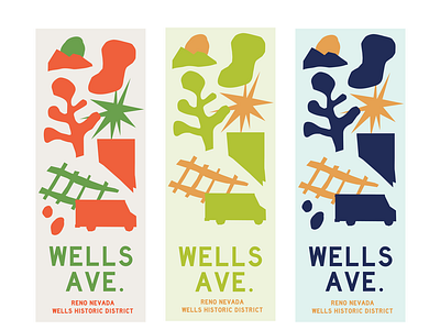 Wells Ave Street Banners