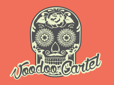 Voodoo Cartel cartel lebanon logo restaurant skull voodoo