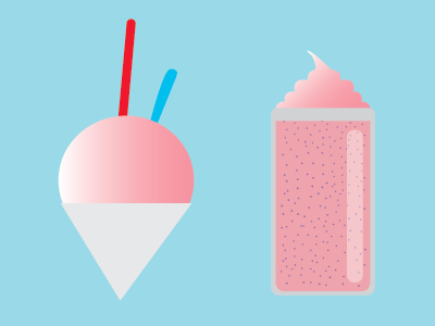 Pink Summer Drinks drinks icon smoothie snowcone summer