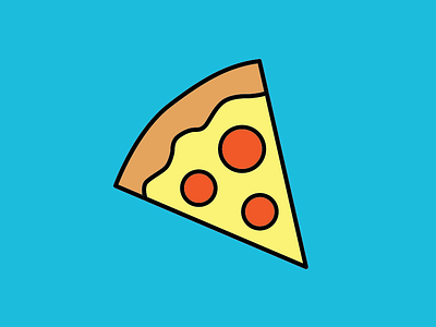 Pizza! flat icon food food icon icon pizza