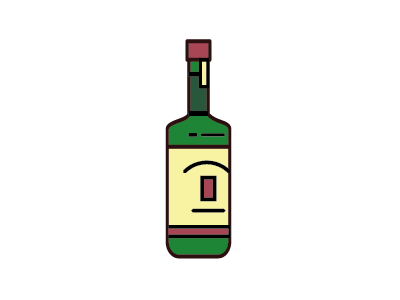 Jameson, anyone? alcohol flat design icon irish whiskey jameson whiskey