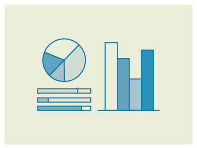 Blue Graphs for Infographic graphs icons simple