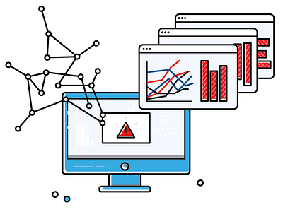 Data Analysis Threat Center Icons big data computer data icons software threat