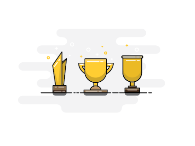 Trophies award awards icon design icons trophies trophy