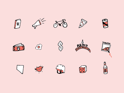 Scalleycat Bike Scavenger Hunt Icons