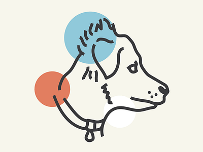 Barbados, the Pup! dog illustration portrait puppy