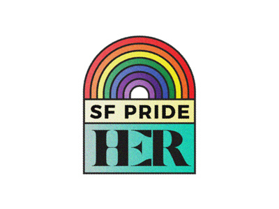 HER Pride Snapchat Geofilter filter her pride rainbow sf pride snapchat