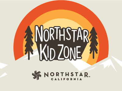 Northstar Kid Zone Logo logo mountain northstar ski snow