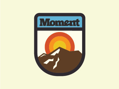 Moment Ski's Badge badge moment moment skis mountain reno retro ski tahoe