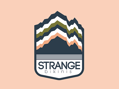 Strange Bikinis Sticker 2 mountains sticker strange bikini