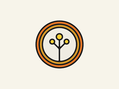 Logo Available For Purchase badge branding circle logo logo logo for purchase nature retro tree