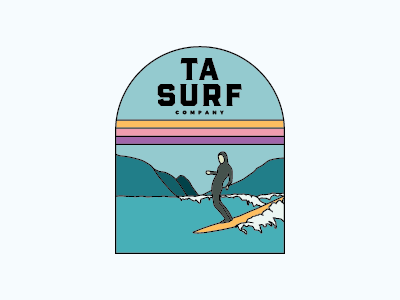 TA SURF CO Logo