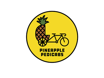 Pineapple Pedicabs Logo