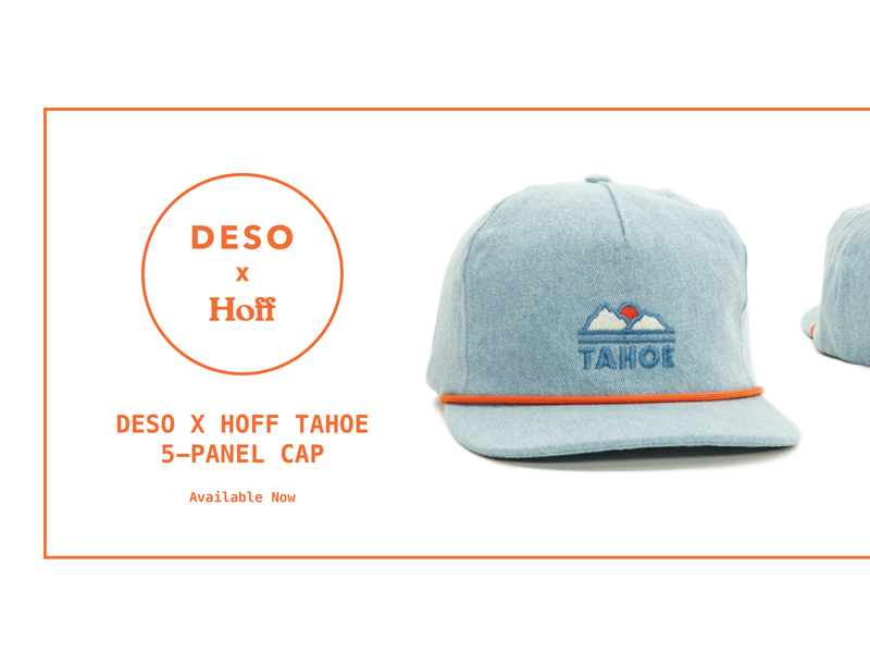 Deso x Hoff Tahoe Hat deso supply hat hat design hoff logo design product design