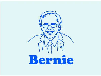 BERNARD SANDERS america bernie bernie sanders drawing illustration politics procreate usa