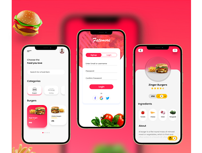 Online Food Ordering App ui