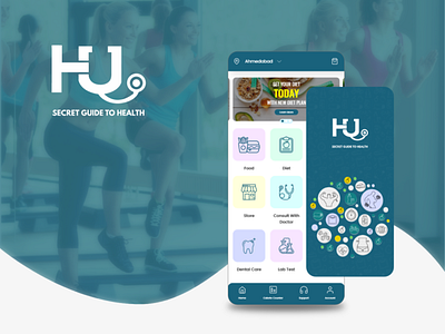 Online Fitness Application fitness app flutter flutter development mobile app ui ux