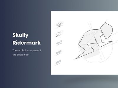 Skully Ridermark branding design free illustration logo vector