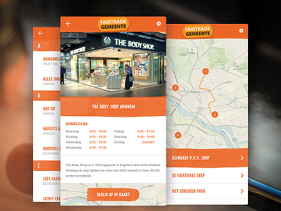 FairTrade Gemeenten App Concept