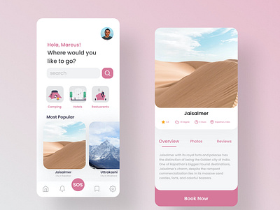 Travel App UI app experience design figma figmadesign ios app travel app ui uidesign userinterface