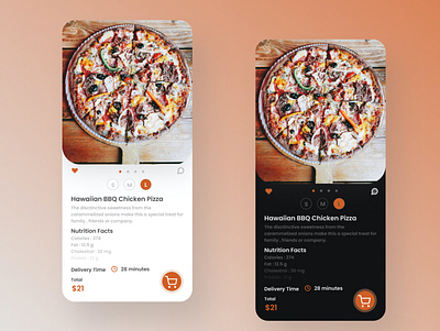 Pizza ordering App UI design experience design figmadesign interaction interfacedesign pizzaordering ui uidesign userinterface