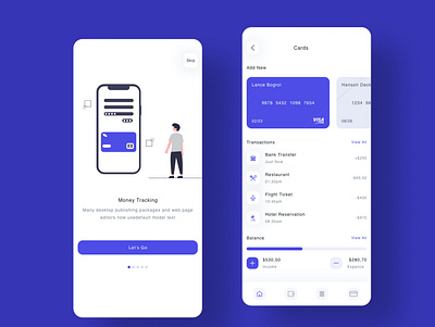 Money tracking app UI android app experience design figmadesign interaction interfacedesign ios app money app money tracker ui uidesign userinterface