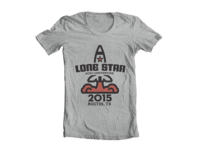 Lone Star Shirt Design rocket school science fiction senior project t shirt