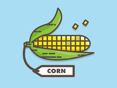 Corn collab corn food illustration vegetable