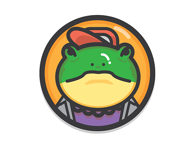 Slippy Toad 90s illustration nintendo pilot snes space star fox toad