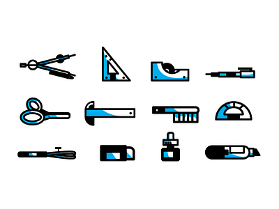 Drafting Icons drafting drawing icon illustration tools