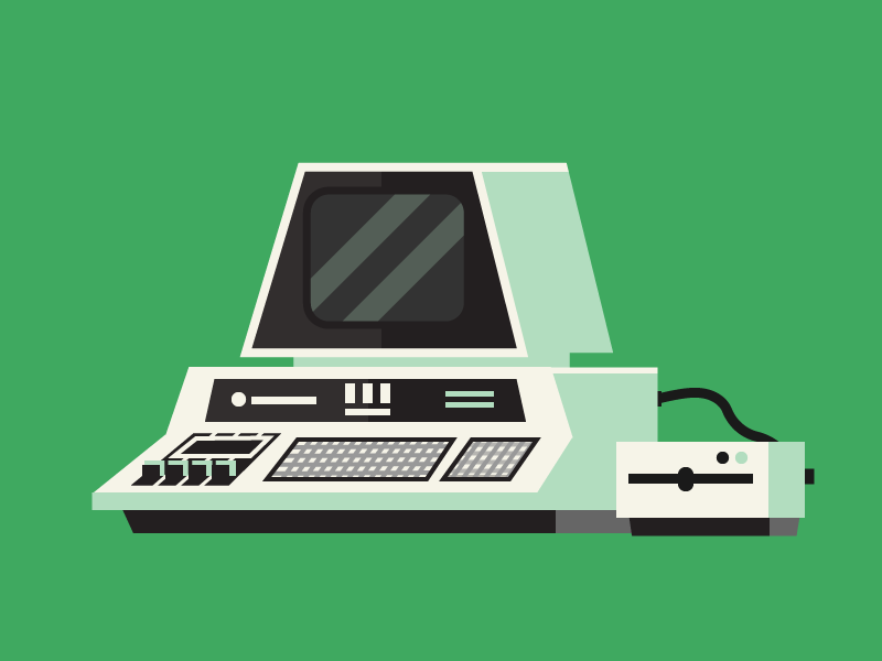 Commodore PET by Michael Norris on Dribbble