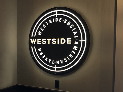Westside Social Tavern - Backlit Emblem Signage