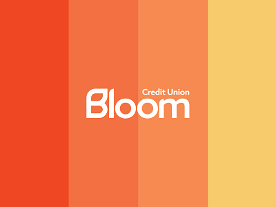 Bloom Credit Union Logo + Business Cards brand design brand identity branding branding design corporate branding corporate design corporate identity design finance graphic design logo logo design logotype typeface typography