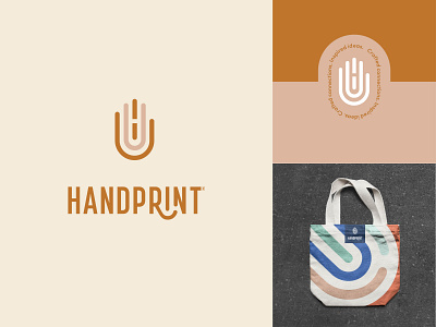 Handprint Logo Design brand design brand identity branding corporate design design graphic design illustration logo