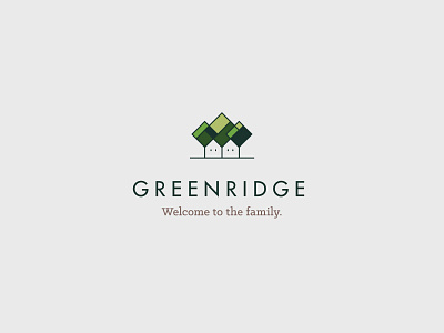 Greenridge Realty Logo brand design brand identity branding corporate design design graphic design identity illustration logo logo design realestate vector