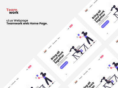 Teamwork web home page Design