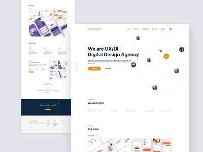 Nurency Digital Agency UX/UI Design