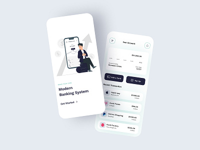 Mobile Banking App Interface app app design app ui app ui design design digital banking app mobile app design mobile banking mobile banking app design product design ui ui app ux