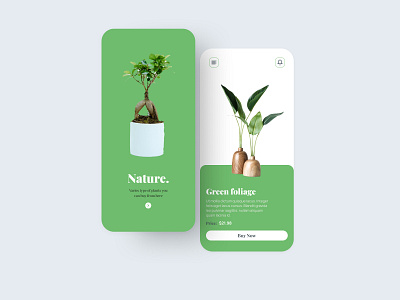 Plant Growing App Interface Design.