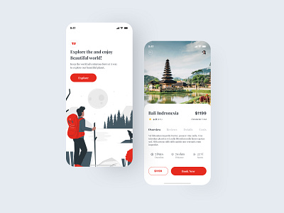 Travel App UI