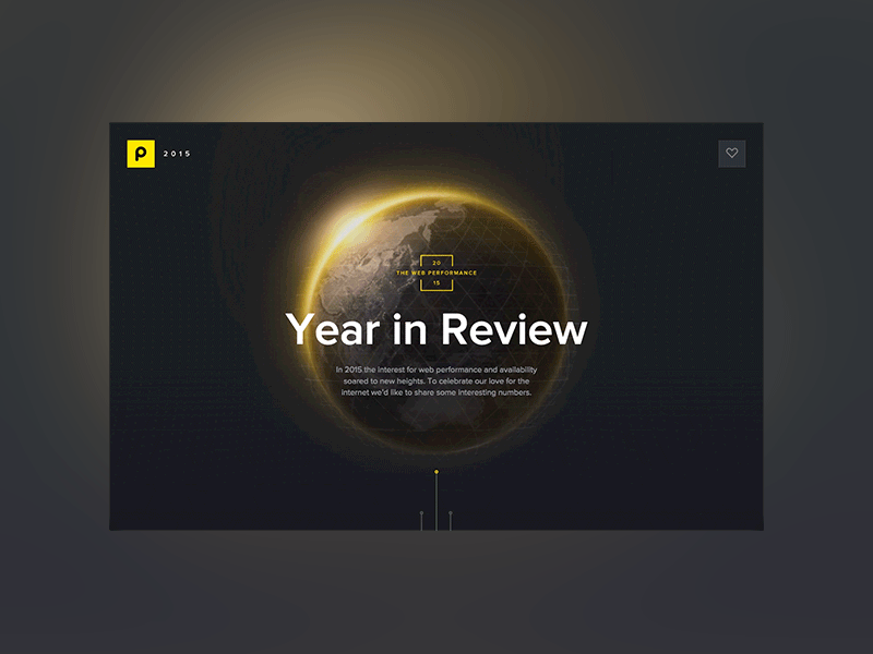 Year In Review 2015 earth globe site