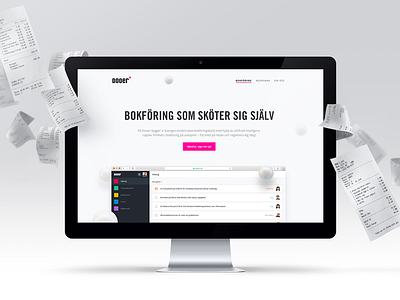 Dooer – Case Study behance case landing site web