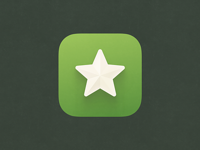 Esperanto app app design design green icon ios iphone star ui