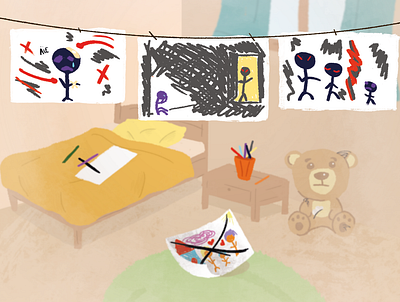 Illustration for a nonprofit organization - parenthood design graphic design illustration