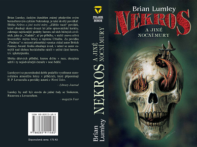 Book cover Nekros book cover design typography