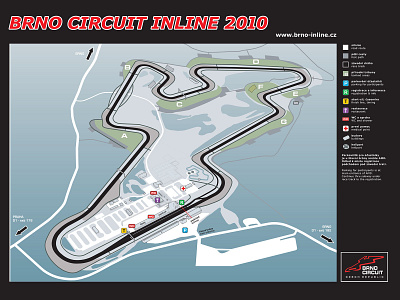 Brno Circuit Inline 2010 flyer design