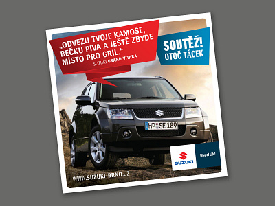 Ads for Suzuki Brno advertisement