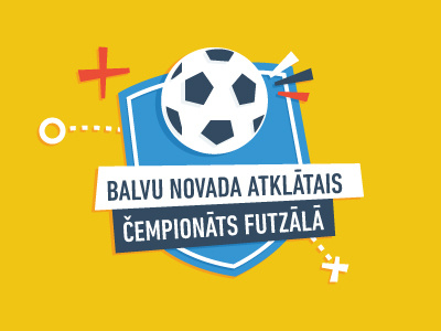 Futsal ball championship football futsal identity illustration logo shield soccer tactics vector